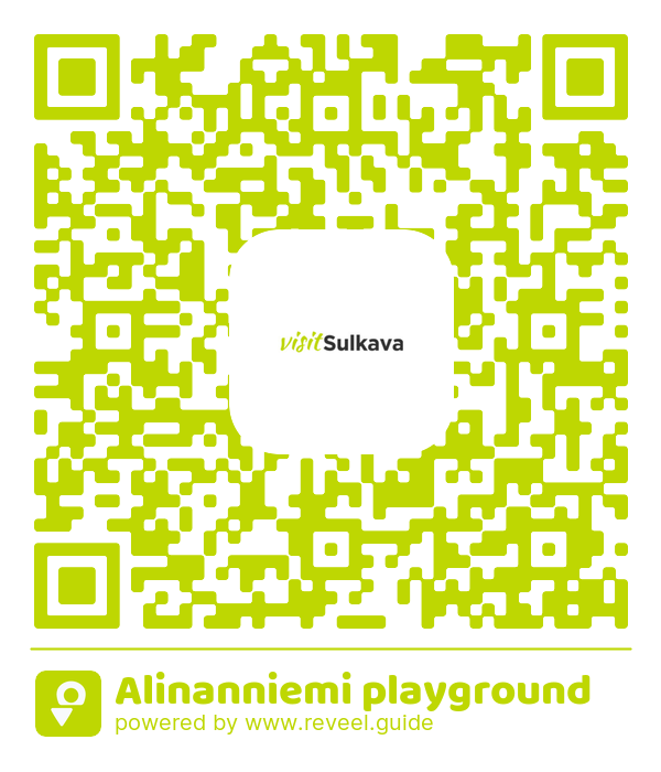 Image of the QR linking to the Alinanniemi playground