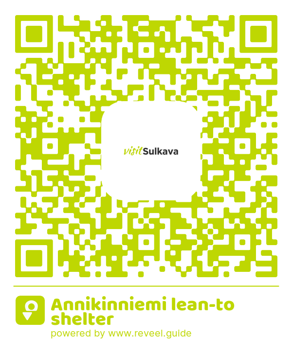 Image of the QR linking to the Annikinniemi lean-to shelter