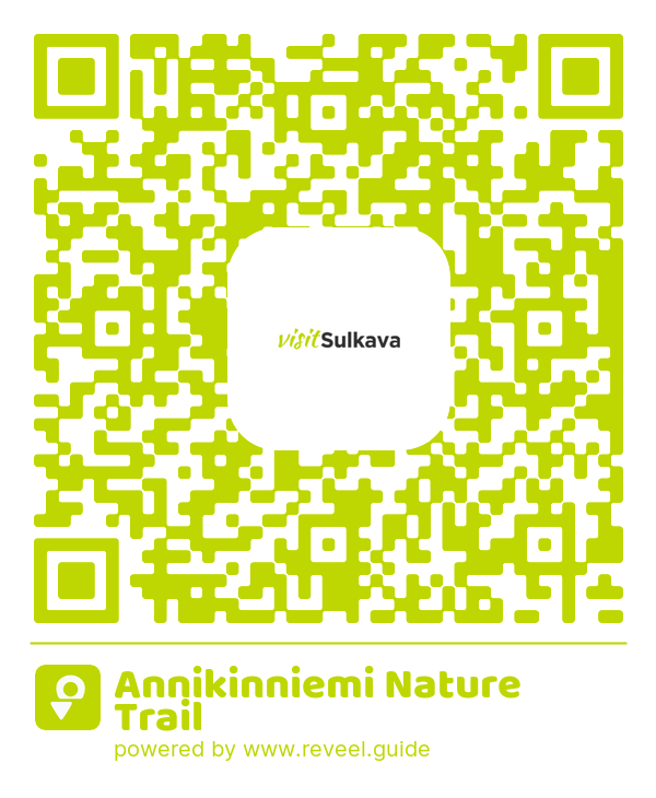 Image of the QR linking to the Annikinniemi Nature Trail