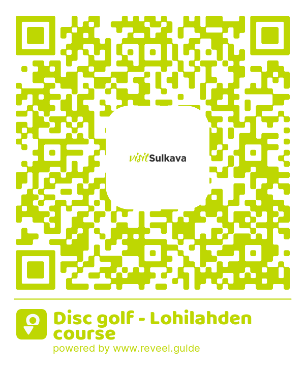 Image of the QR linking to the Disc golf - Lohilahden course