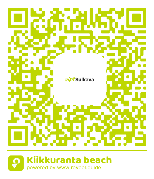 Image of the QR linking to the Kiikkuranta beach