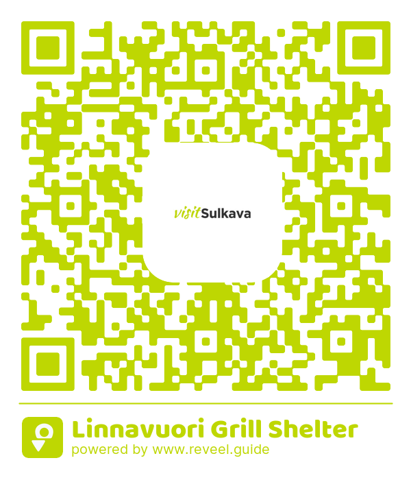 Image of the QR linking to the Linnavuori Grill Shelter