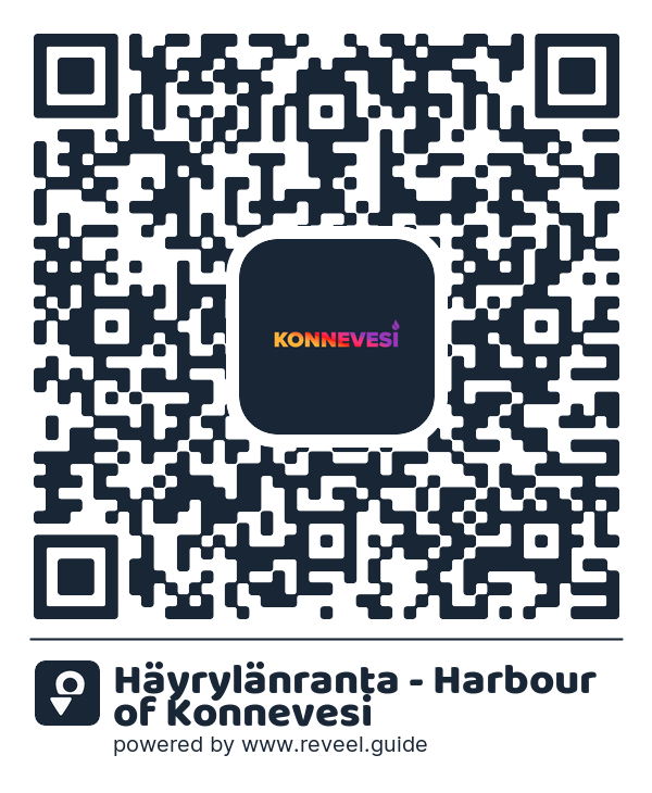 Image of the QR linking to the Häyrylänranta - Harbour of Konnevesi