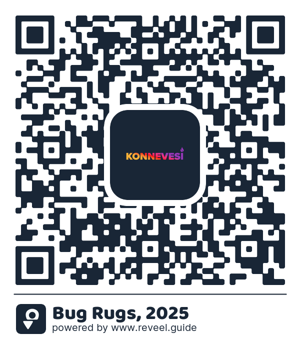 Image of the QR linking to the Bug Rugs, 2025