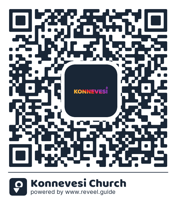 Image of the QR linking to the Konnevesi Church