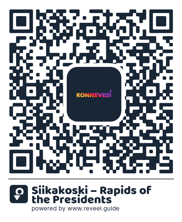 Image of the QR linking to the Siikakoski – Rapids of the Presidents