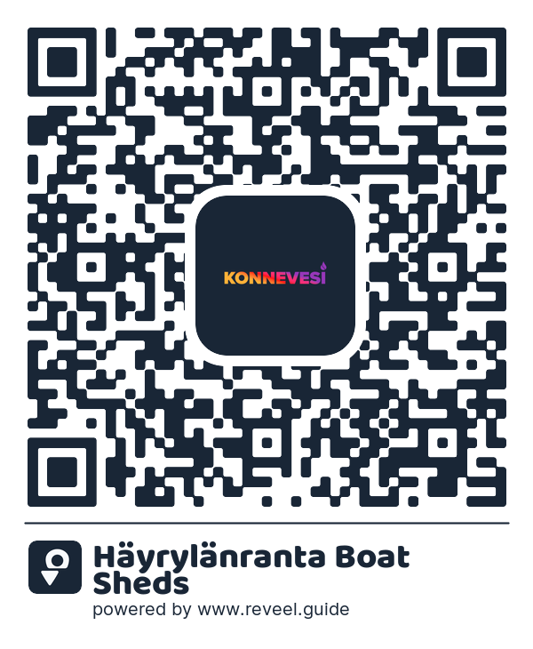 Image of the QR linking to the Häyrylänranta Boat Sheds