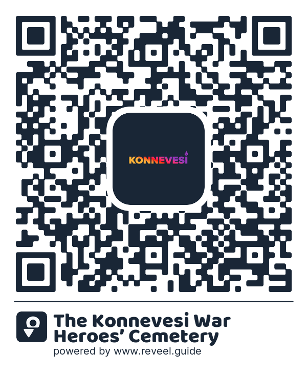 Image of the QR linking to the The Konnevesi War Heroes’ Cemetery