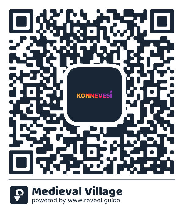 Image of the QR linking to the Medieval Village