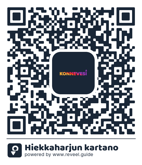 Image of the QR linking to the Hiekkaharjun kartano