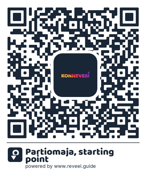 Image of the QR linking to the Partiomaja, starting point