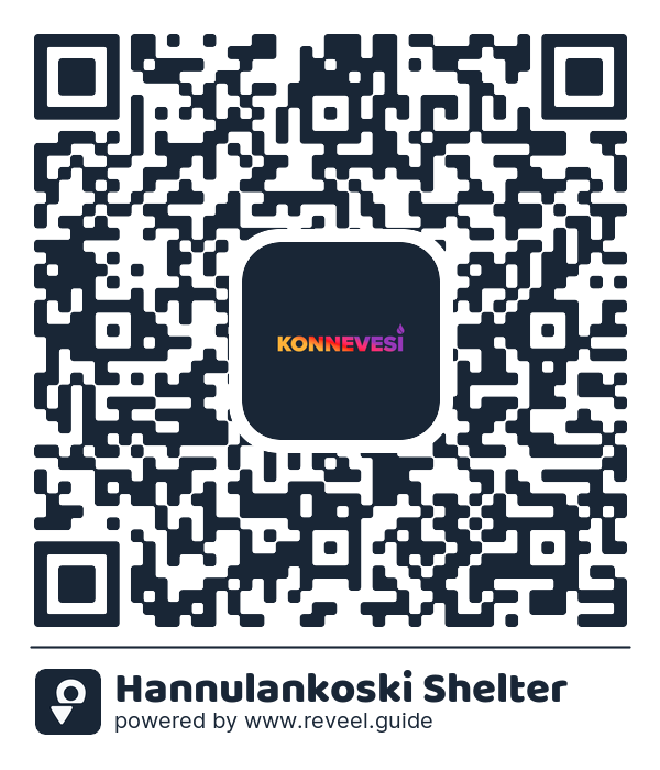 Image of the QR linking to the Hannulankoski Shelter