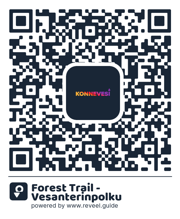 Image of the QR linking to the Forest Trail - Vesanterinpolku