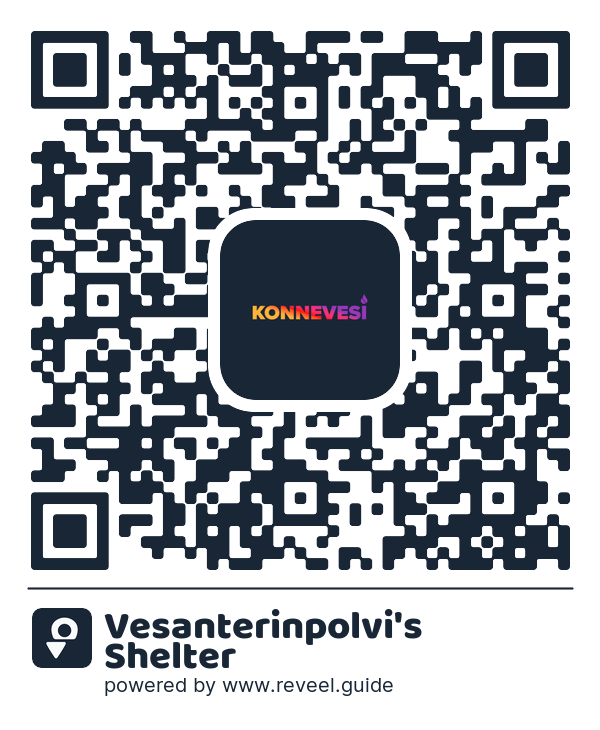 Image of the QR linking to the Vesanterinpolvi's Shelter
