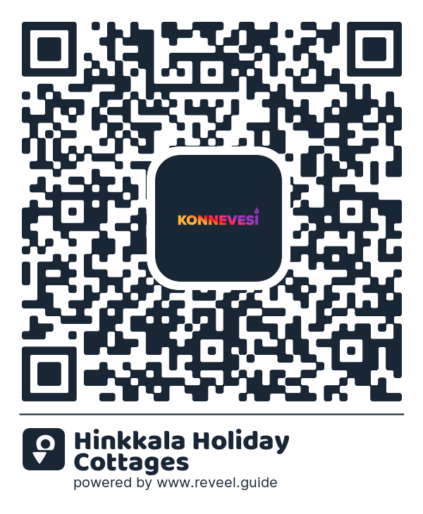 Image of the QR linking to the Hinkkala Holiday Cottages