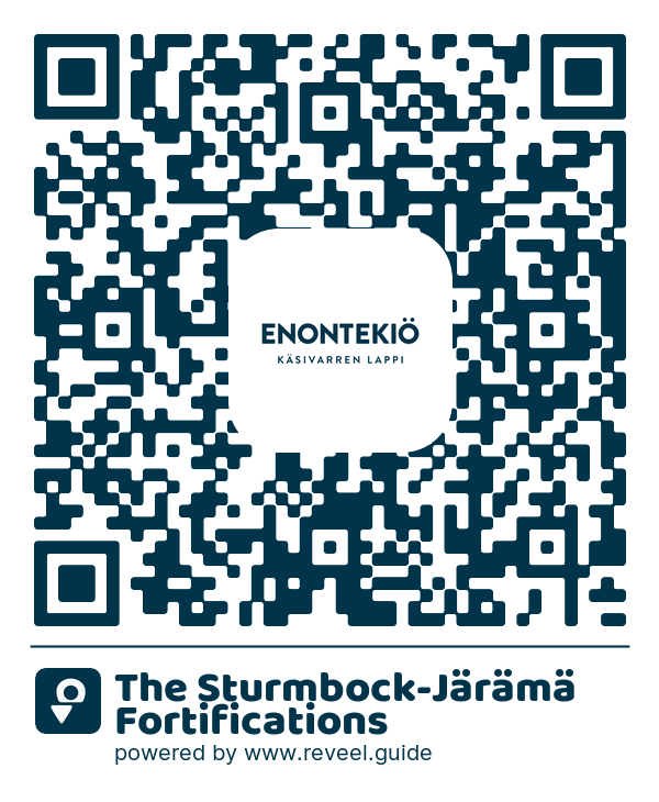 Image of the QR linking to the Fortificaciones de Sturmbock-Järämä