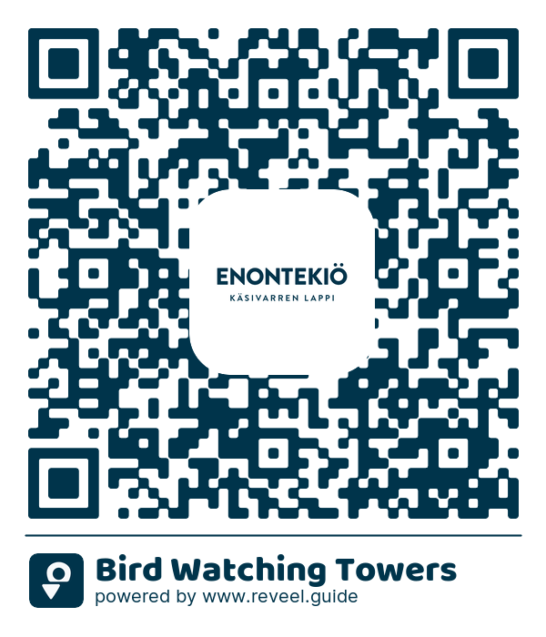 Image of the QR linking to the Bird Watching Towers