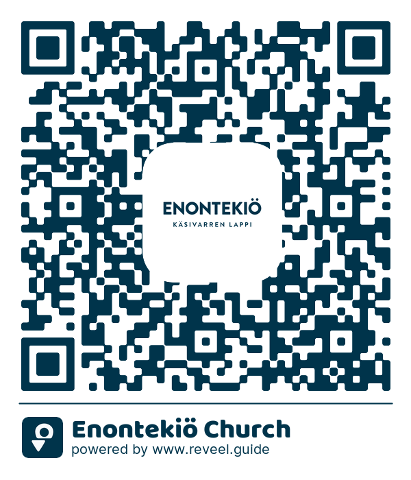 Image of the QR linking to the Enontekiö Church
