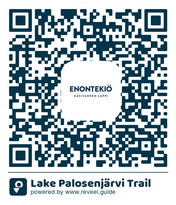 Image of the QR linking to the Lake Palosenjärvi Trail