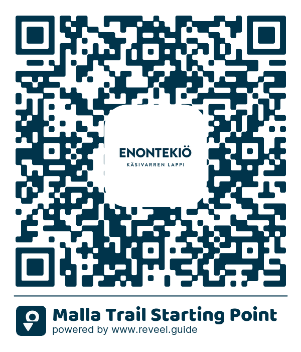 Image of the QR linking to the Malla Trail Starting Point