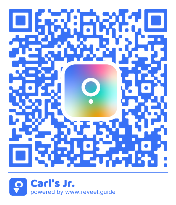 Image of the QR linking to the Carl's Jr.