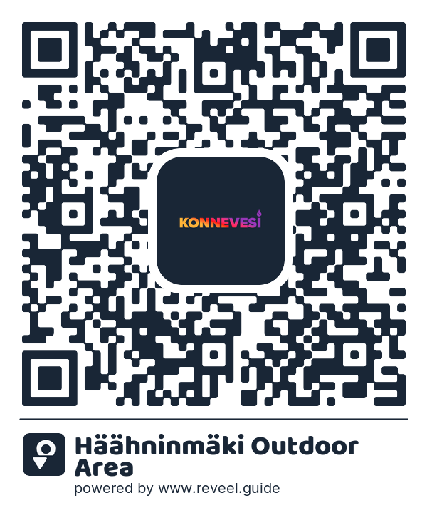 Image of the QR linking to the Häähninmäki Outdoor Area