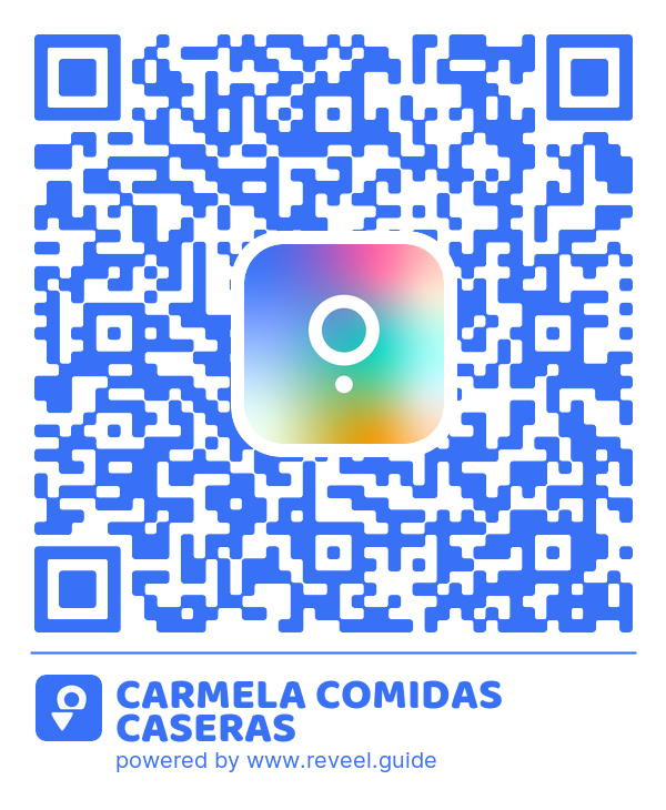Image of the QR linking to the CARMELA HOMEMADE MEALS