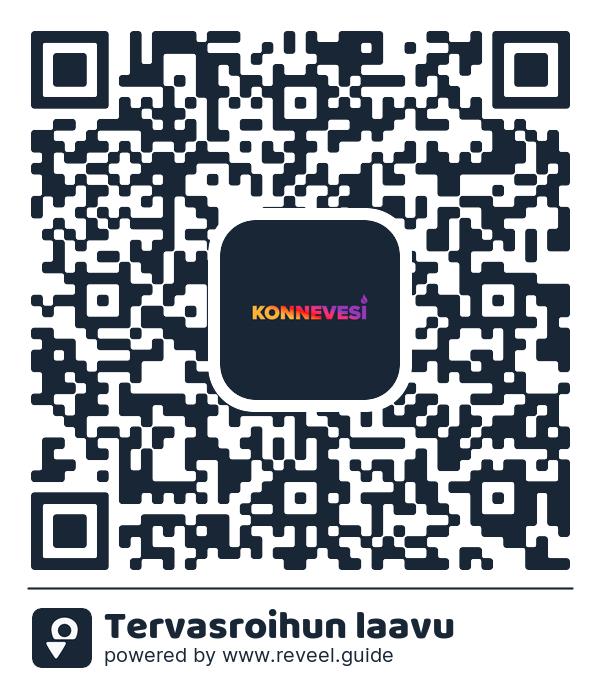 Image of the QR linking to the Tervasroihun laavu