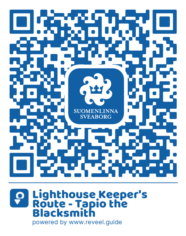 Image of the QR linking to the Lighthouse Keeper's Route - Tapio the Blacksmith