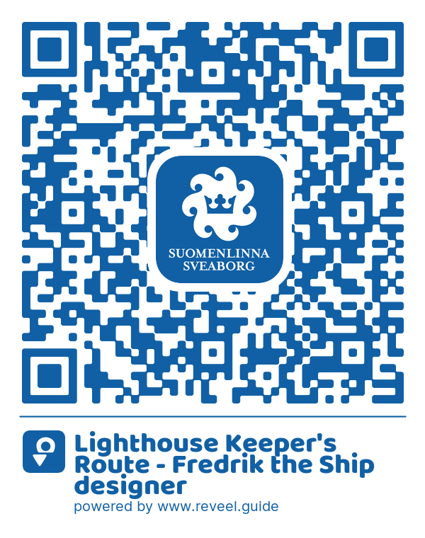 Image of the QR linking to the Lighthouse Keeper's Route - Fredrik the Ship designer