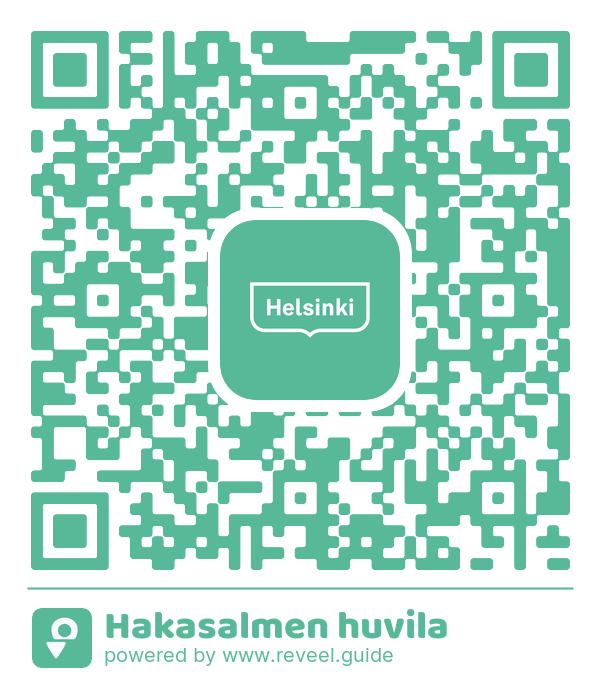Image of the QR linking to the Hakasalmen huvila