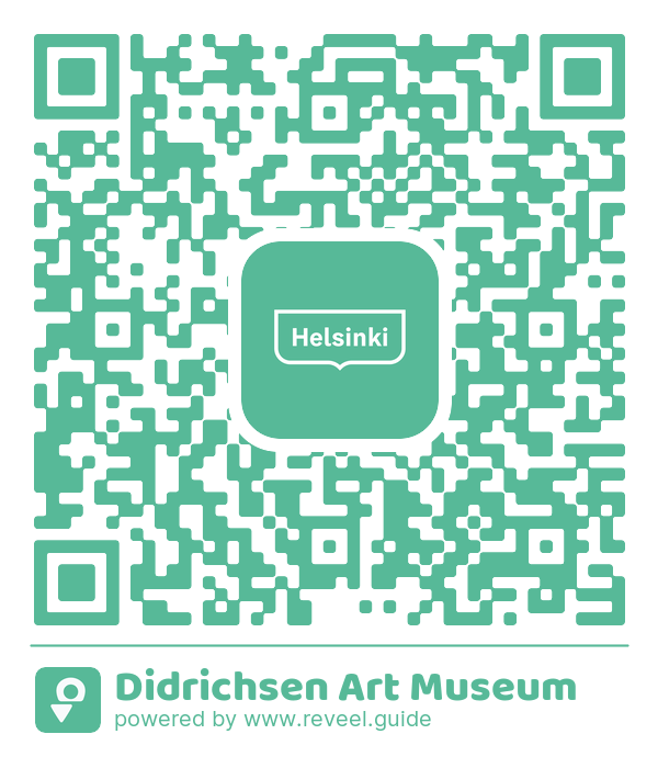 Image of the QR linking to the Didrichsenin taidemuseo