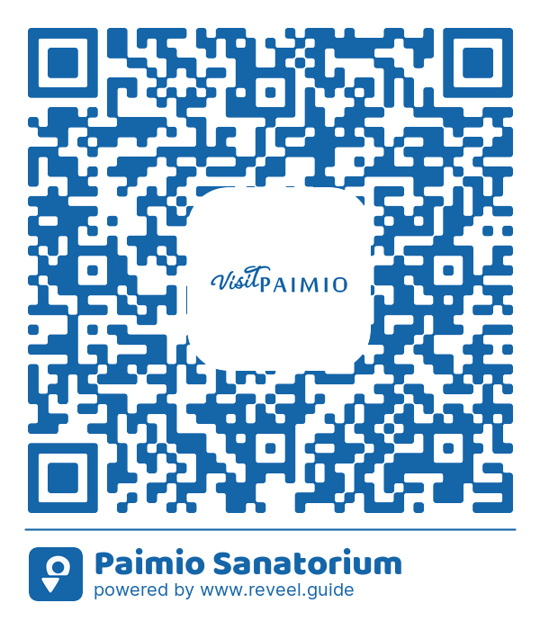 Image of the QR linking to the Paimio Sanatorium