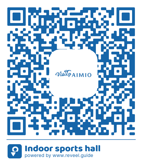 Image of the QR linking to the Indoor sports hall