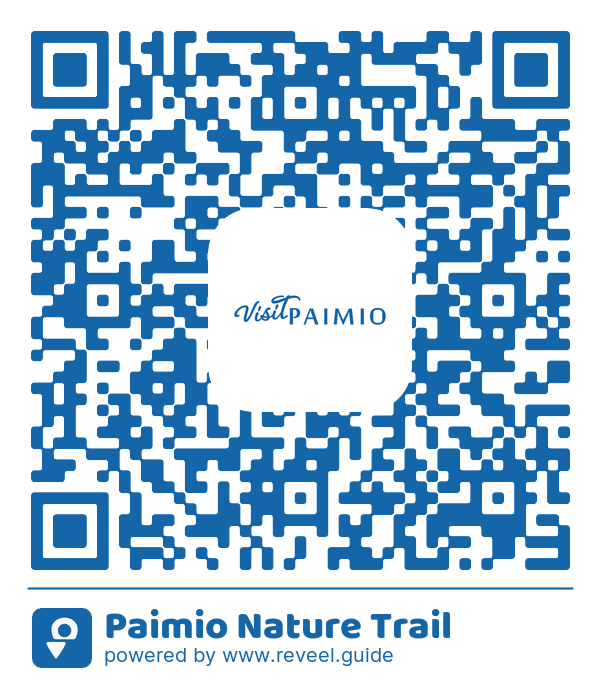 Image of the QR linking to the Paimio Nature Trail