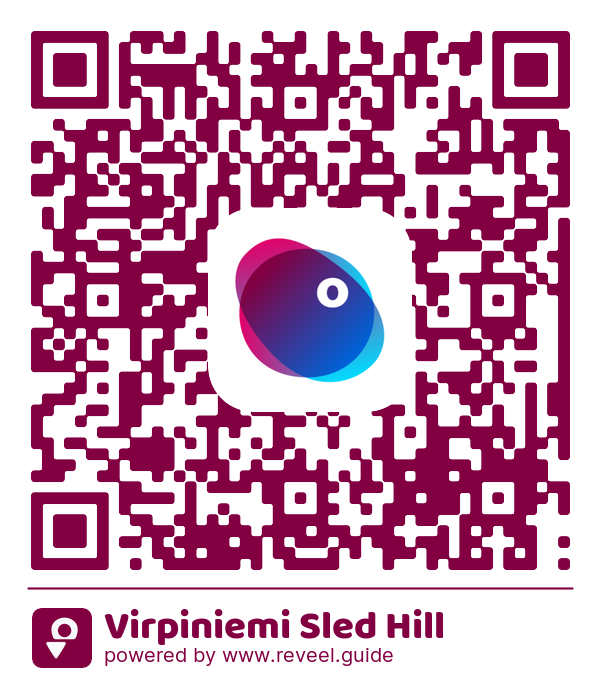 Image of the QR linking to the Virpiniemi Sled Hill