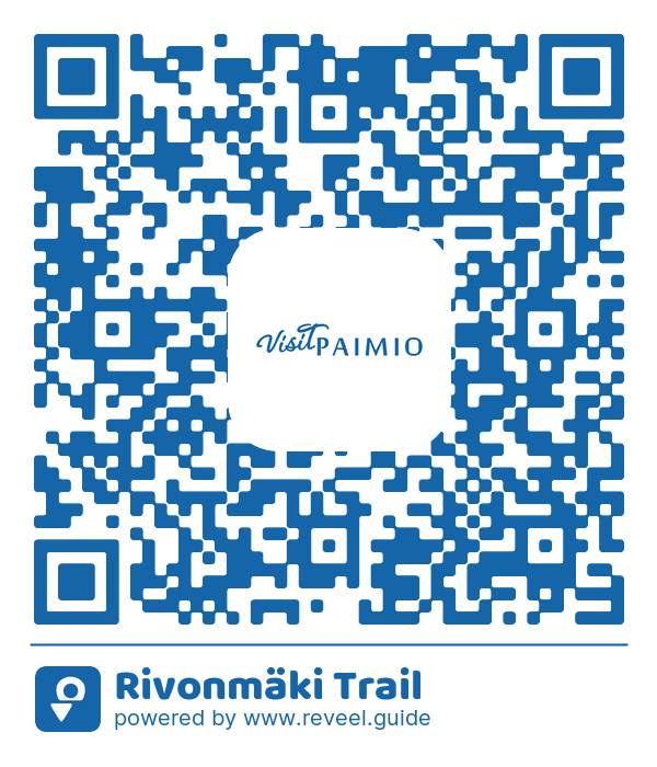 Image of the QR linking to the Rivonmäki Trail