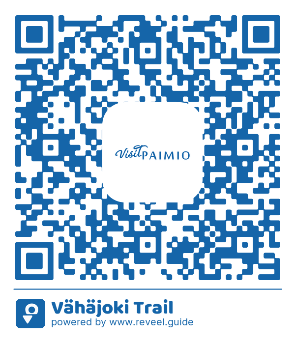 Image of the QR linking to the Vähäjoki Trail