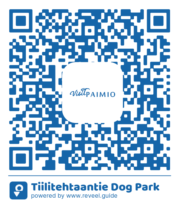 Image of the QR linking to the Tiilitehtaantie Dog Park