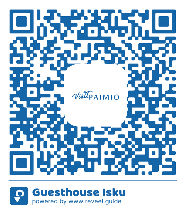 Image of the QR linking to the Guesthouse Isku