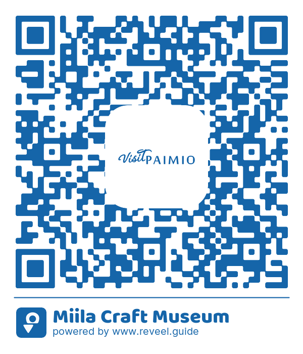 Image of the QR linking to the Miila Craft Museum