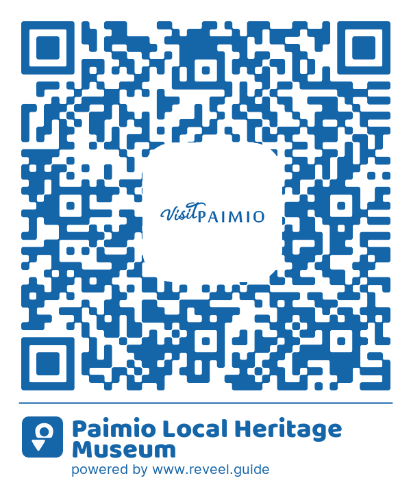 Image of the QR linking to the Paimio Local Heritage Museum