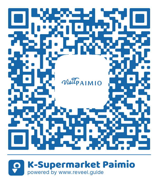 Image of the QR linking to the K-Supermarket Paimio