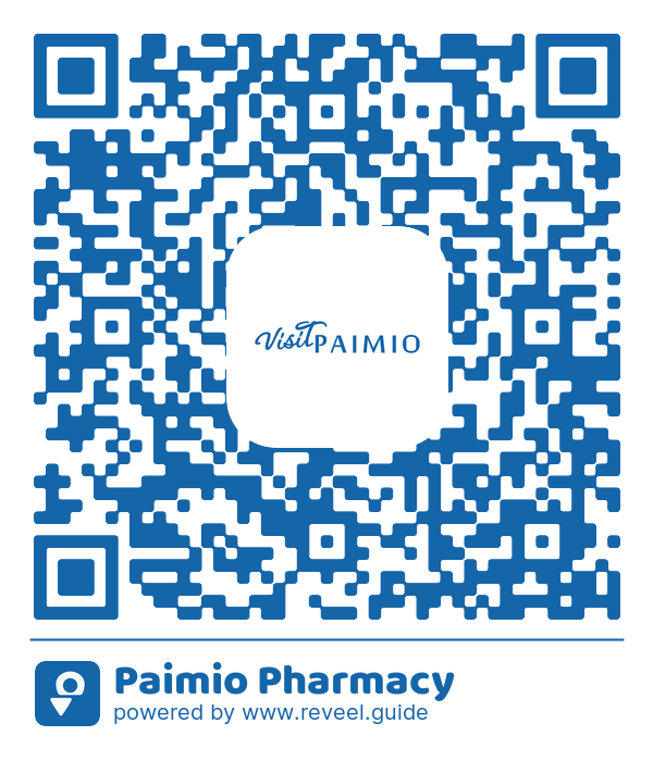 Image of the QR linking to the Paimio Pharmacy