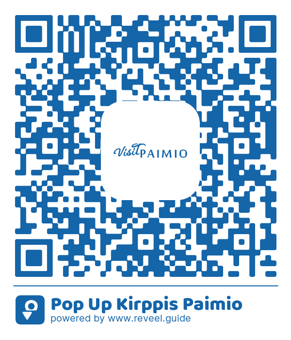 Image of the QR linking to the Pop Up Kirppis Paimio