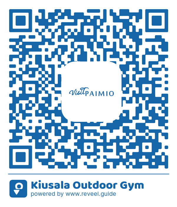 Image of the QR linking to the Kiusala Outdoor Gym