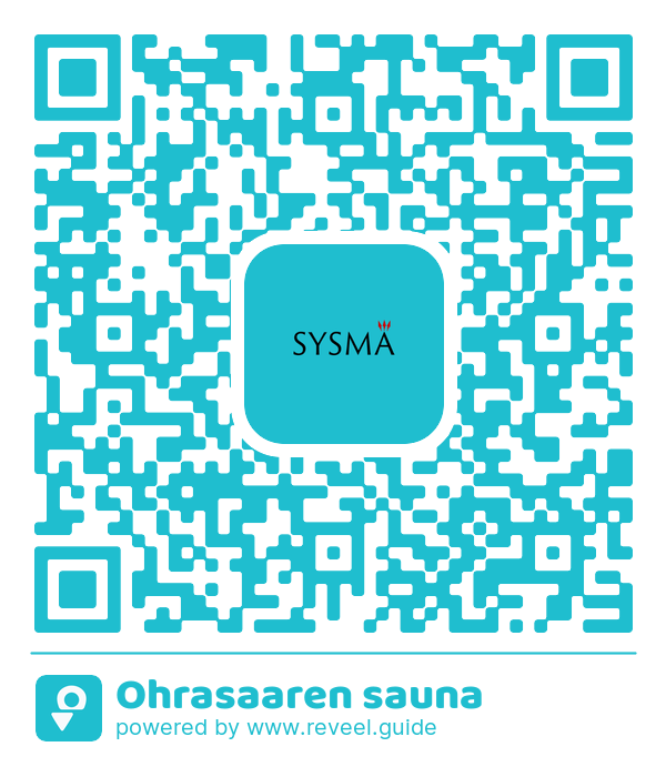 Image of the QR linking to the Ohrasaaren sauna