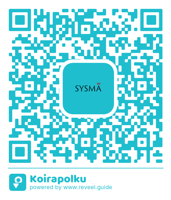 Image of the QR linking to the Koirapolku