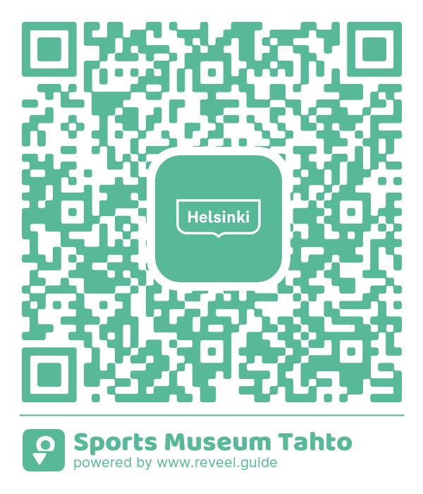 Image of the QR linking to the Idrottsmuseum Tahto