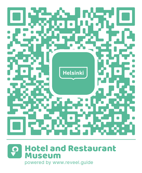 Image of the QR linking to the Hotell- och restaurangmuseum